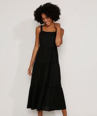 Vestido-Feminino-Longo-com-Recortes-Alca-Laco-Preto-9976764-Preto_1