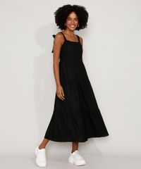 Vestido-Feminino-Longo-com-Recortes-Alca-Laco-Preto-9976764-Preto_3
