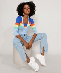 Cardigan-de-Trico-Feminino-Cropped-com-Listras-Manga-3-4-Decote-V-Azul-Claro-9982927-Azul_Claro_6 Cardigan-de-Trico-Feminino-Cropped-com-Listras-Manga-3-4-Decote-V-Azul-Claro-9982927-Azul_Claro_6