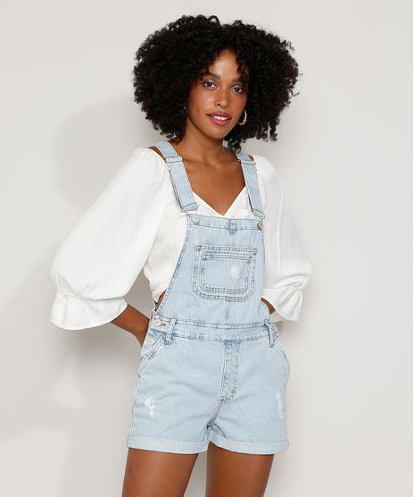 Jardineira-Jeans-Feminina-Relaxed-com-Rasgos-e-Barra-Dobrada-Azul-Claro-9980402-Azul_Claro_1