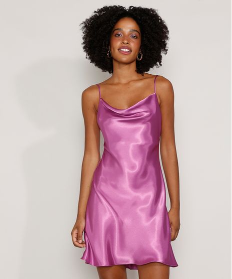 Vestido-Slip-Dress-Feminino-Curto-Acetinado-Alca-Fina-Decote-Degage-Rosa-9982824-Rosa_1
