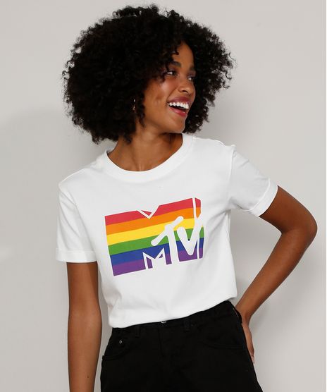 Camiseta-Feminina-Pride-MTV-Manga-Curta-Decote-Redondo-Off-White-9974086-Off_White_1