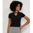 Camiseta-Feminina-Basica-Choker-com-Perolas-Manga-Curta-Preta-9973887-Preto_1