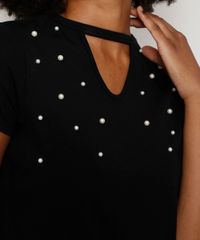 Camiseta-Feminina-Basica-Choker-com-Perolas-Manga-Curta-Preta-9973887-Preto_4