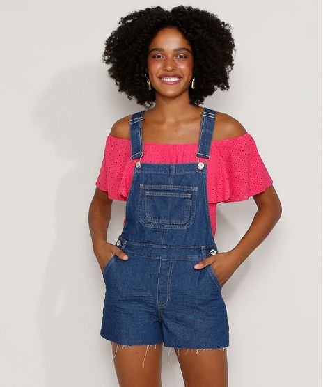 Jardineira-Jeans-Feminina-Relaxed-com-Barra-a-Fio-Azul-Escuro-9980400-Azul_Escuro_1