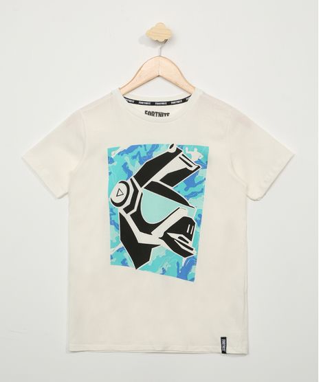 Camiseta-Juvenil-Dj-Yonder-Fortnite-Manga-Curta-Off-White-9977285-Off_White_1