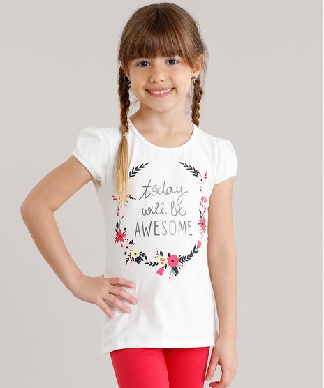 Blusa-Infantil--Today-Will-Be-Awesome---Manga-Curta-Decote-Redondo-Off-White-8553331-Off_White_1