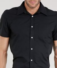 Camisa-Masculina-Comfort-Manga-Curta-Preta-7602628-Preto_4