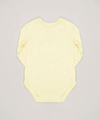Body-Infantil-Estampado--Girafa--Manga-Longa-Decote-Redondo-em-Algodao---Sustentavel-Amarelo-8812217-Amarelo_2