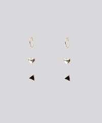 Kit-de-3-Brincos-Femininos-Dourado-8790176-Dourado_1