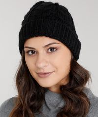 Gorro-Feminino-em-Trico-Preto-8754452-Preto_2