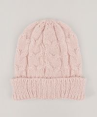 Gorro-Feminino-em-Trico-Rose-8754452-Rose_1