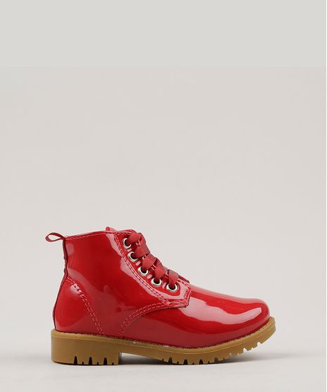 Bota-Infantil-Coturno-em-Verniz-Vermelha-9049848-Vermelho_1