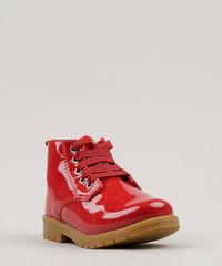 Bota-Infantil-Coturno-em-Verniz-Vermelha-9049848-Vermelho_2