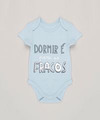 Body-Infantil--Dormir-e-Para-os-Fracos--Manga-Curta-Gola-Redonda-em-Algodao---Sustentavel-Azul-Claro-8809813-Azul_Claro_1