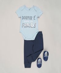 Body-Infantil--Dormir-e-Para-os-Fracos--Manga-Curta-Gola-Redonda-em-Algodao---Sustentavel-Azul-Claro-8809813-Azul_Claro_3