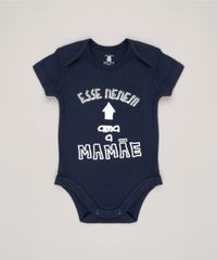 Body-Infantil--Esse-Nenem-Ama-a-Mamae--Manga-Curta-Gola-Redonda-em-Algodao---Sustentavel-Azul-Marinho-8809808-Azul_Marinho_1