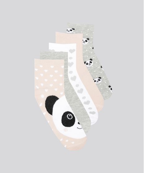 Kit-de-5-Meias-Femininas-Estampadas-Multicor-9030811-Multicor_1
