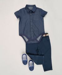 Body-Camisa-Jeans-Infantil-Manga-Curta-em-Algodao---Sustentavel-Azul-Escuro-8858987-Azul_Escuro_3