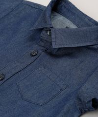 Body-Camisa-Jeans-Infantil-Manga-Curta-em-Algodao---Sustentavel-Azul-Escuro-8858987-Azul_Escuro_4