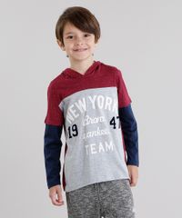 Camiseta-Infantil--New-York--com-Capuz-Manga-Longa-Vinho-9031235-Vinho_1
