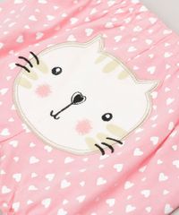 Short-Infantil-Estampado--Gatinho--em-Algodao---Sustentavel-Rosa-8802904-Rosa_4
