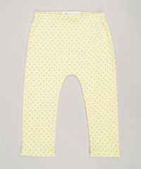 Calca-Infantil-Estampada--Girafa--em-Algodao---Sustentavel-Amarela-8812203-Amarelo_2