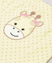 Calca-Infantil-Estampada--Girafa--em-Algodao---Sustentavel-Amarela-8812203-Amarelo_4