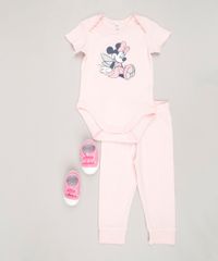 Body-Infantil-Minnie-Manga-Curta-Decote-Redondo-em-Algodao---Sustentavel-Rosa-Claro-8814752-Rosa_Claro_3