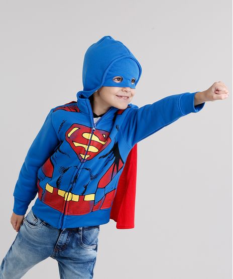 Blusao-Infantil-Super-Homem-em-Moletom-com-Capuz-com-Mascara-Azul-Royal-8474990-Azul_Royal_1