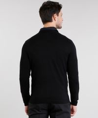 Sueter-Masculino-em-Trico-Texturizado-Gola-Careca-Manga-Longa-Preto-8855759-Preto_2