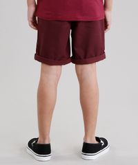 Bermuda-Infantil-Slim-com-Cinto-Vinho-8584053-Vinho_2