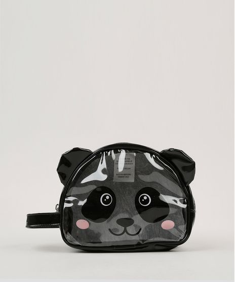 Necessaire-Feminina-Panda-Preta-9005244-Preto_1
