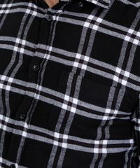 Camisa-Masculina-Slim-Xadrez-em-Flanela-Manga-Longa-Preta-8856149-Preto_4