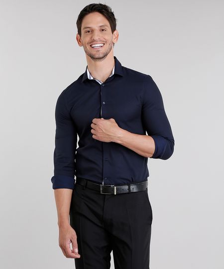 Camisa-Masculina-Slim-Manga-Longa-Azul-Marinho-8858202-Azul_Marinho_1 Camisa-Masculina-Slim-Manga-Longa-Azul-Marinho-8858202-Azul_Marinho_1