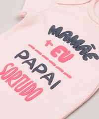 Body-Infantil--Mamae-Eu-Papai-Sortudo--Manga-Curta-Decote-Redondo-em-Algodao---Sustentavel-Rosa-Claro-8897314-Rosa_Claro_4