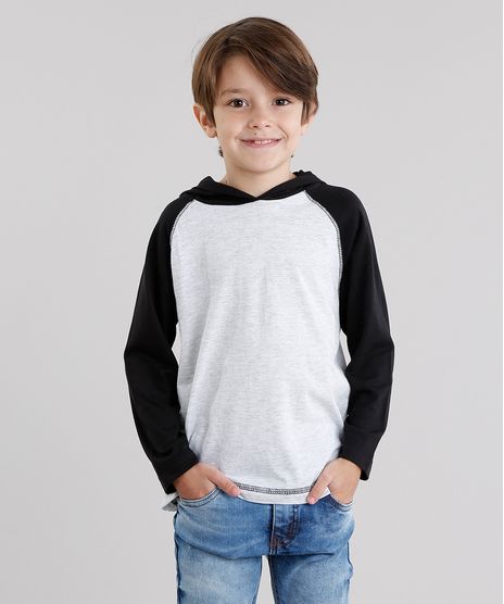 Camiseta-Infantil-Raglan-Basica-com-Capuz-Maga-Curta-Cinza-Mescla-Claro-9049277-Cinza_Mescla_Claro_1
