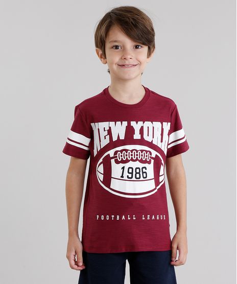 Camiseta-Infantil--New-York--Manga-Curta-Gola-Redonda-Vinho-9046311-Vinho_1