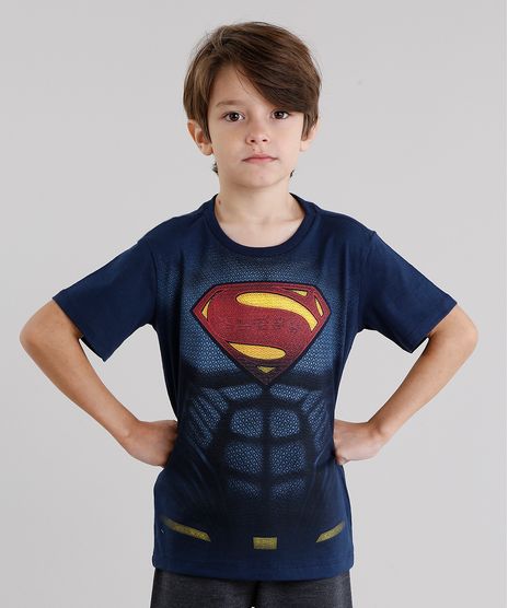 Camiseta-Infantil-Super-Homem-Manga-Curta-Gola-Redonda-Azul-Marinho-9042210-Azul_Marinho_1
