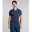 Polo-Masculina-em-Piquet-Estampada-de-Folhagens-Manga-Curta-Azul-Marinho-8975640-Azul_Marinho_1