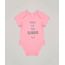 Body-Infantil--Papai-me-faz-sorrir--Manga-Curta-Decote-Redondo-em-Algodao---Sustentavel-Rosa-8897321-Rosa_1