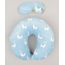 Kit-de-Apoio-de-Cabeca---Tapa-Olho-Estampado-de-Lhamas-Azul-Claro-9118263-Azul_Claro_1