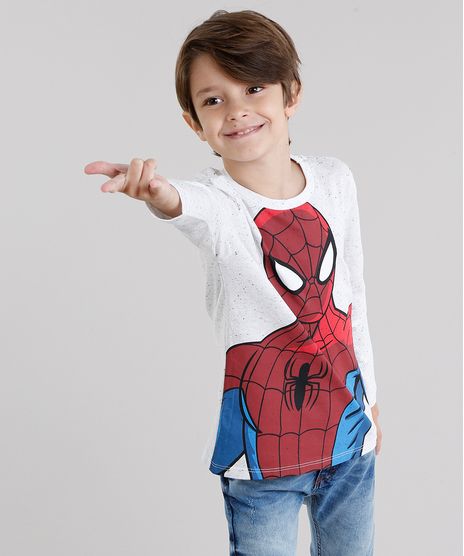 Camiseta-Infantil-Homem-Aranha-Botone-Manga-Longa-Gola-Redonda-Off-White-9047769-Off_White_1