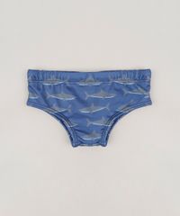 Sunga-Infantil-Estampada-de-Tubarao-com-Protecao-UV-50--Azul-Marinho-9037187-Azul_Marinho_1