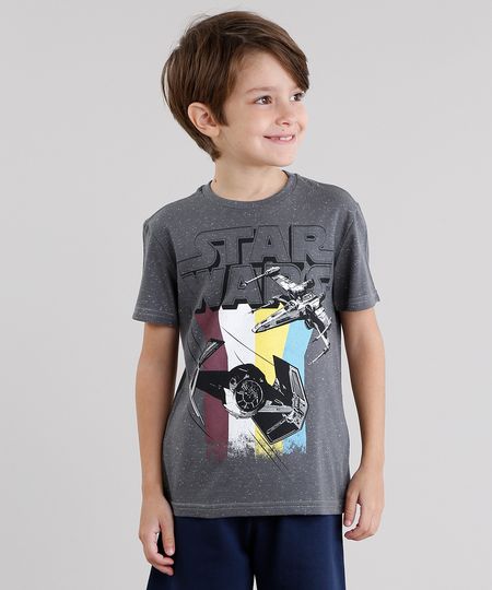 Camiseta-Infantil-Star-Wars-Botone-Manga-Curta-Gola-Redonda-Cinza-Mescla-Escuro-9030036-Cinza_Mescla_Escuro_1 Camiseta-Infantil-Star-Wars-Botone-Manga-Curta-Gola-Redonda-Cinza-Mescla-Escuro-9030036-Cinza_Mescla_Escuro_1