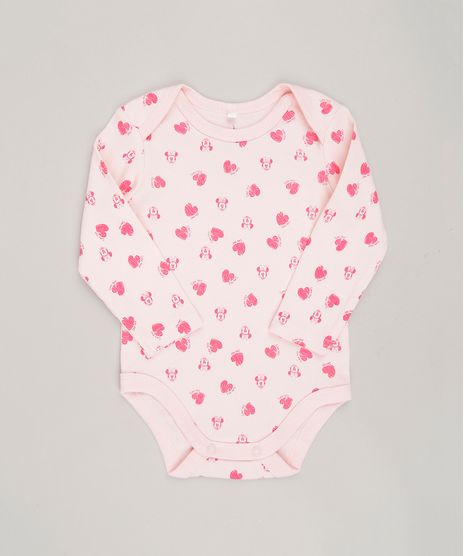Body-Infantil-Estampado-Minnie-Manga-Longa-Decote-Redondo-em-Algodao---Sustentavel-Rosa-Claro-8814759-Rosa_Claro_1