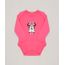 Body-Infantil-Minnie-Manga-Longa-Decote-Redondo-em-Algodao---Sustentavel-Rosa-Escuro-8814766-Rosa_Escuro_1