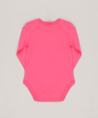 Body-Infantil-Minnie-Manga-Longa-Decote-Redondo-em-Algodao---Sustentavel-Rosa-Escuro-8814766-Rosa_Escuro_2