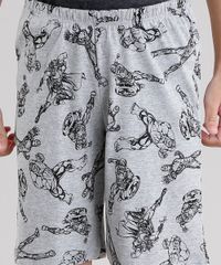 Pijama-Os-Vingadores-Manga-Curta-Cinza-Mescla-Escuro-9045362-Cinza_Mescla_Escuro_4
