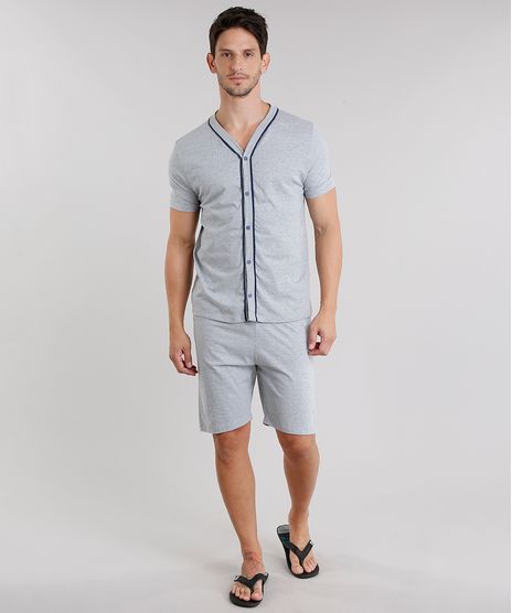 Pijama-Masculino-Cinza-Mescla-9048903-Cinza_Mescla_1